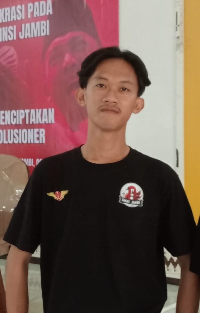 
					Foto: Muhtadin Haq Wakil Sekretaris GMNI Cabang Jambi